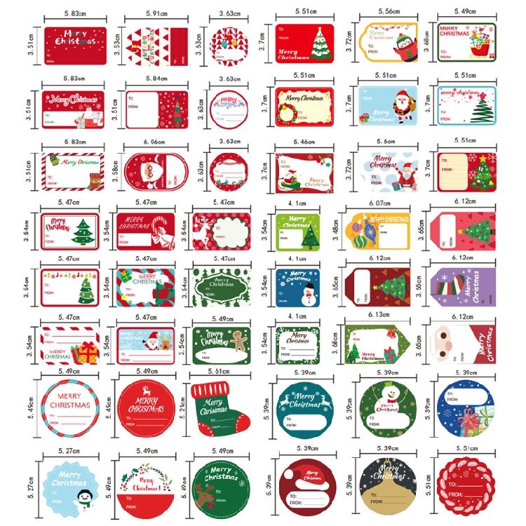 Dekorative Geschenketiketten Aufkleber für Haus Party Gastgeschenk Zubehör Temporäre Tattoos
