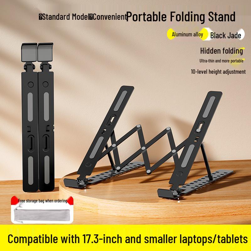 Faltbarer Laptopständer aus Aluminiumlegierung mit Wärmeableitung