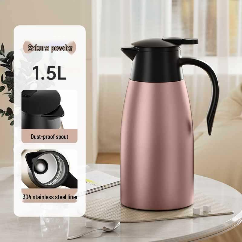Insulated 316 Stainless Steel Thermos Flask - Large Capacity Hot Water Kettle for Dormitories and Households