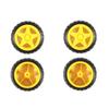 4pcs TT Motor Smart Car Robot Gear Motor Wheel Kit 3-6V DC Electric Gear TT Motor L Shape Dual Shaft Intelligent for Robot Car