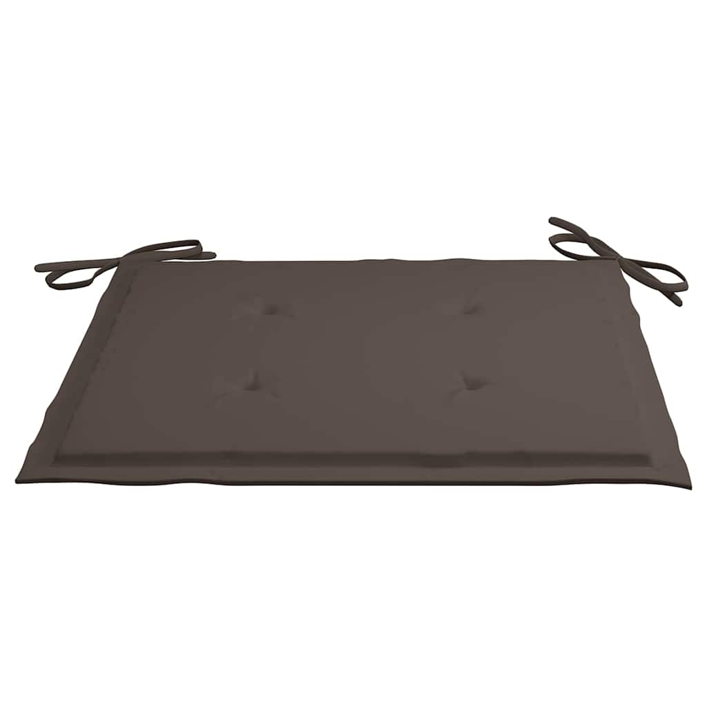 Garden Chair Cushions 4 pcs Taupe 40x40x4 cm Oxford Fabric