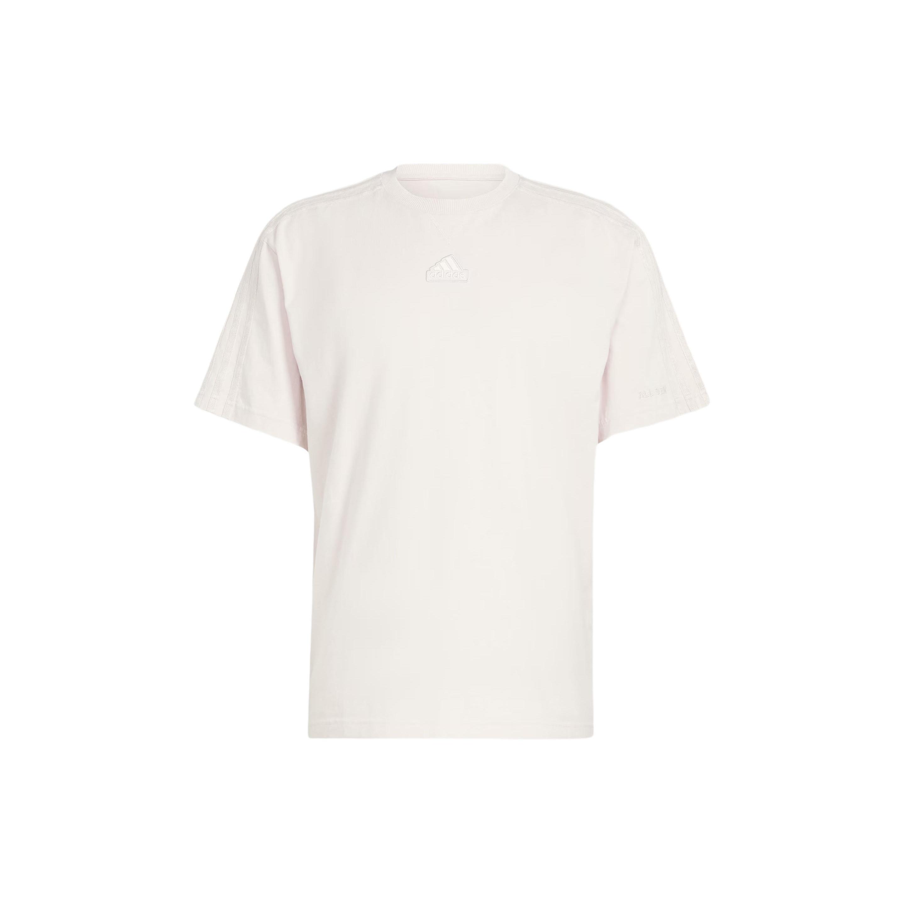 adidas ALL SZN 3-Stripes Garment Wash T-Shirt Asia Sizing Pink Men s IR5198 L