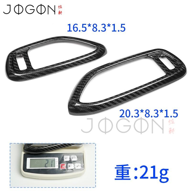 LHD Carbon Fiber Car Interior Center Dashboard Side Air Vent Left Right Outlet Cover Trim For Hyundai i30 N
