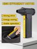 160000 RPM Brushless Turbo Jet Fan Outdoor Wireless Air Blower Wind Speed 60m/s Multifunctional Rechargeable Blower 10000mAh