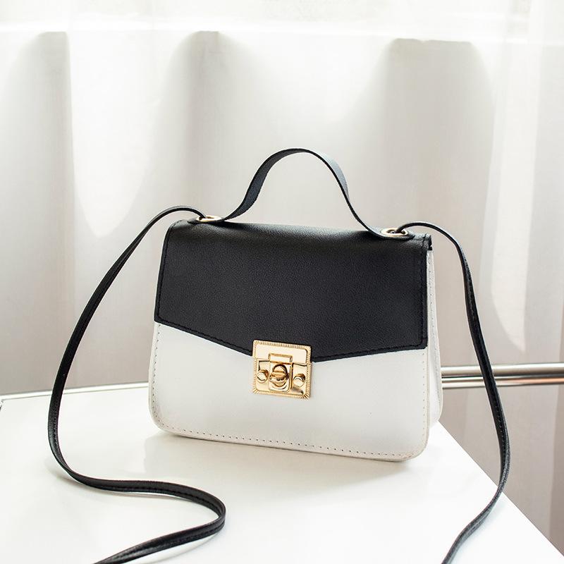 Guangzhou Women's Small Bag Summer New Product Trend Single Shoulder Oblique Span Contrasting Color Personalized Small Square Bag