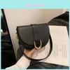 Trendy Vintage Saddle Bag For Women 2023 Fashionable Pu Shoulder Bag With Stitching