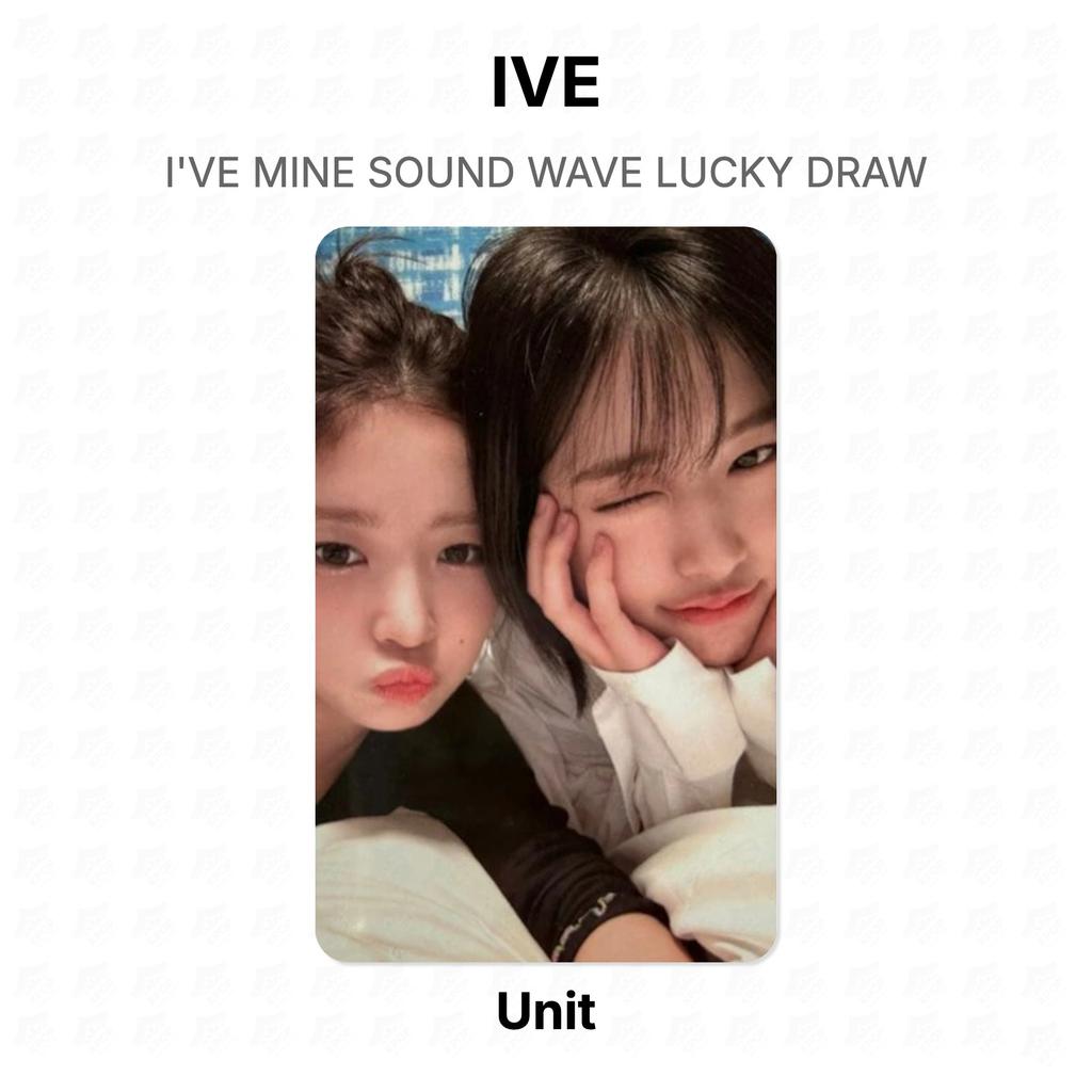 IVE I'VE MINE SOUND WAVE LUCKY DRAW Official Photocard