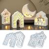 Sturdy Silicone House Mould Home Accessory for Stylish Keychain Creation Elegant Set for Customized Jewelry Gifts