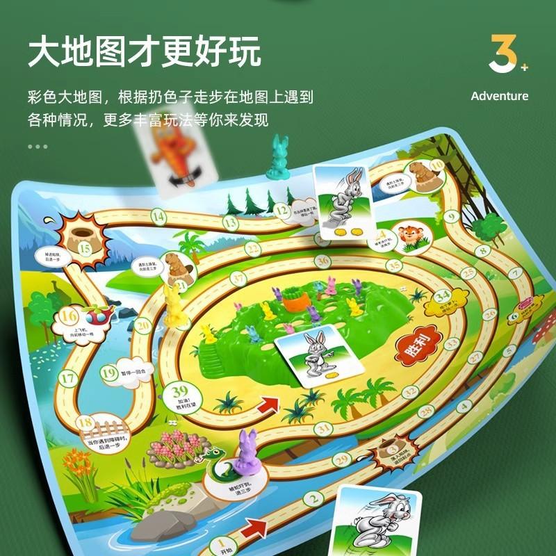Children'S Fun Plaything Rabbit Trap Upgraded Board Game Card Parent Child Interactive Gathering Creative Table Game