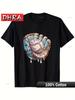 Unisexs Womens Baseball Glove Ice Cream Graphic TShirt Soft Cotton Short Sle with Classic Crew Neck Tee Urban Street Fashion