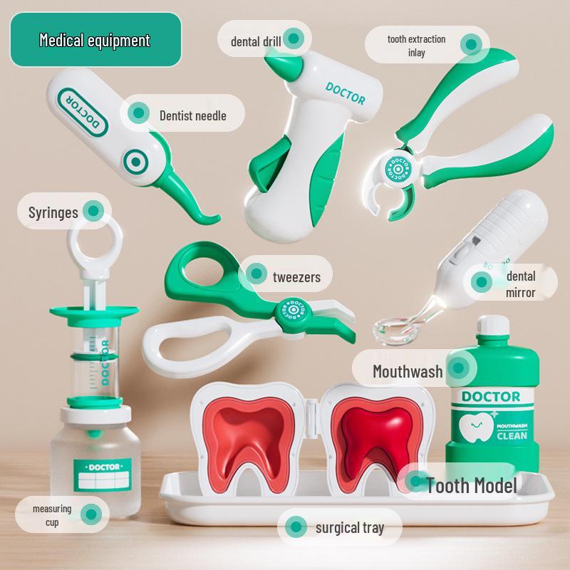 Kids' Doctor Dentist Role Play Set for Boys & Girls – Simulation Injections & Visits