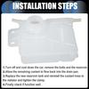 UXCELL Coolant Reservoir Water Expansion Tank Engine Coolant Recovery Overflow Bottle No.96817343 for Chevrolet Aveo 2004-2008