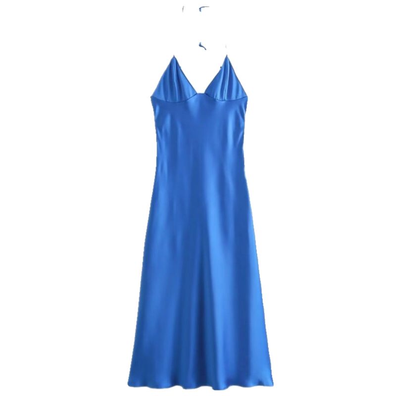 Fashion Style 2024 Spring New Arrival Women's Dignified Sense of Design Halter Mid Length Long Length Dress 2255331 400