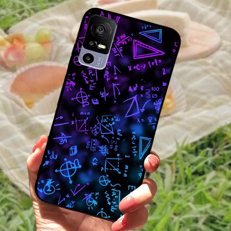 For TCL 40R Case TPU Soft Silicone Marble Phone Cover Case for TCL 405 406 408 403 TCL40R Shockproof Funda Love T771K Bumper