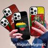 Fashion Lithuania Flag Phone Case Magesafe Magnetic Wireless Charge Cover For iPhone 17 Air 16 16e 11 12 13 14 15 Pro Max Plus