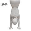Muscle Line Sculpture Inverted Girl Figurine, 3D Printed Athlete Statue, White Statue Sporty for Home Table Shelf Decor Smooth Texture