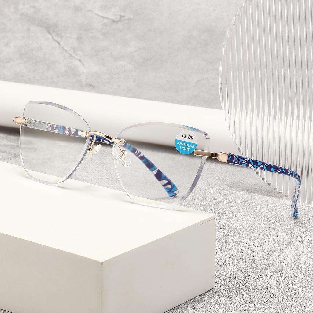 Women's Fashionable Anti-Blue Light Reading Glasses with Versatile Frames