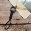 Keychain on the Phone Cowhide Key Chain Simple Accessories Leather Keychain Lanyard Couple Keychains for Car Retro Lanyards