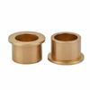 5Pcs Sintered Bronze Flange Sleeve Bearing Sintered Bronze Bushing  for Shafting System Replacement