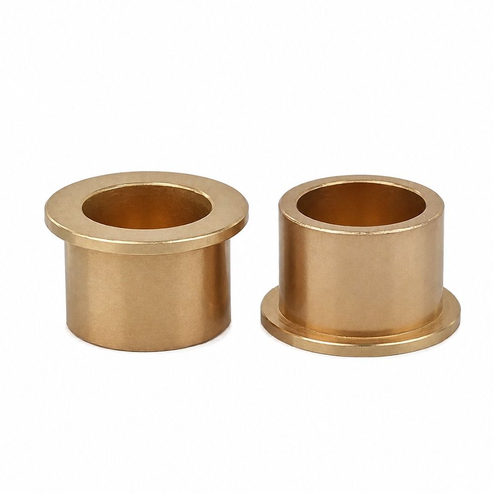 5Pcs Sintered Bronze Flange Sleeve Bearing Sintered Bronze Bushing  for Shafting System Replacement