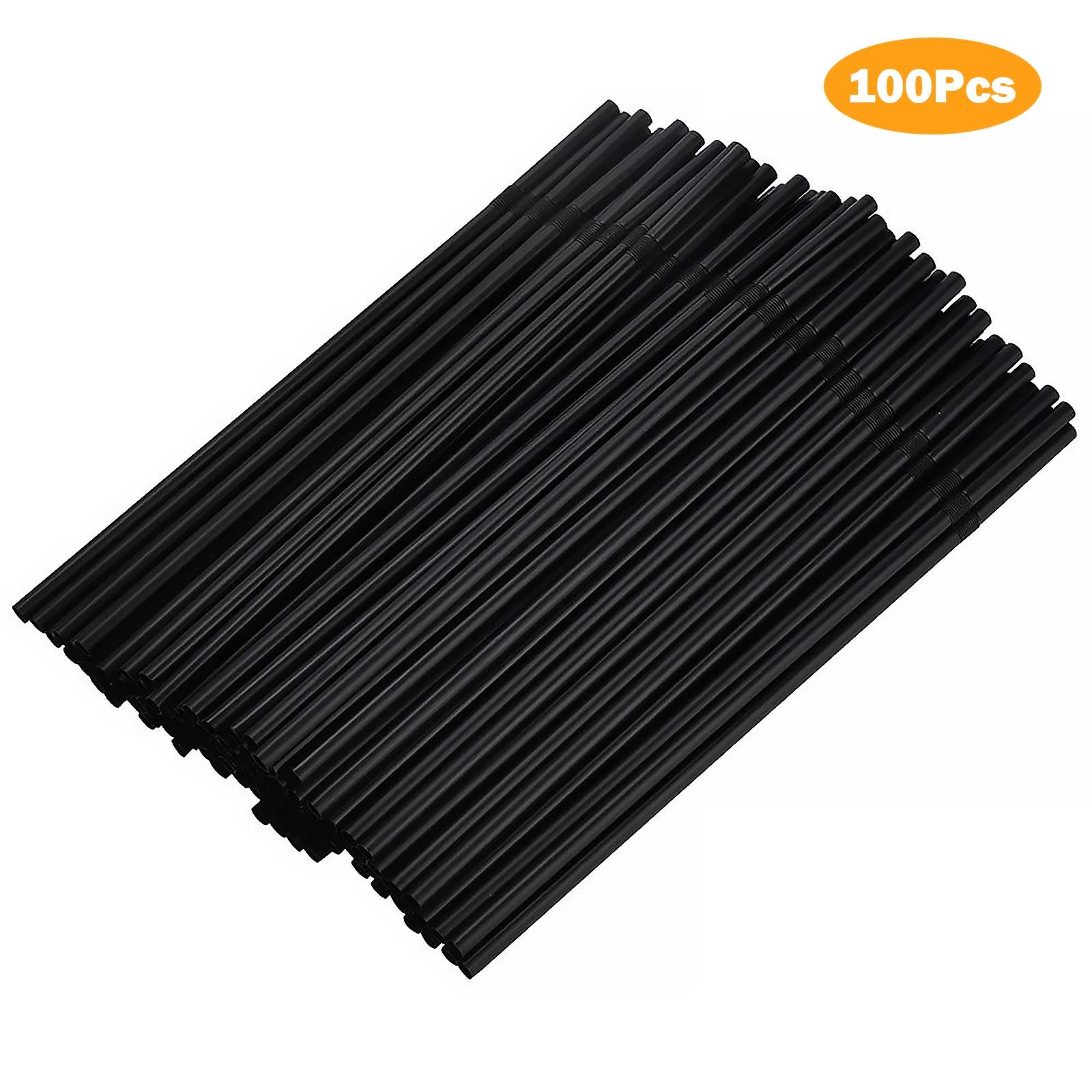 

100-1500PCS Drinking Straws Colorful rietjes Flexible Plastic Straws Drinking Plastique Straws Home Wedding Party Supplies Straw