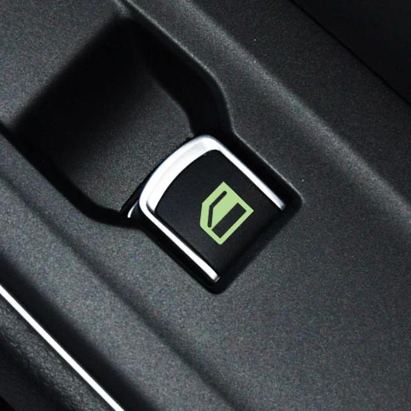 Luminous Car Window Button Sticker - Fluorescent Night Decals Elevator Switch Interior Auto Accessories