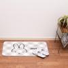 Senko Miffy Check Line 50 x 80 Character Product Number 28148 Rug, Approx. cm, Gray, Design, Non-Slip, Cute, Fluffy, Soft, Warm, Washable,