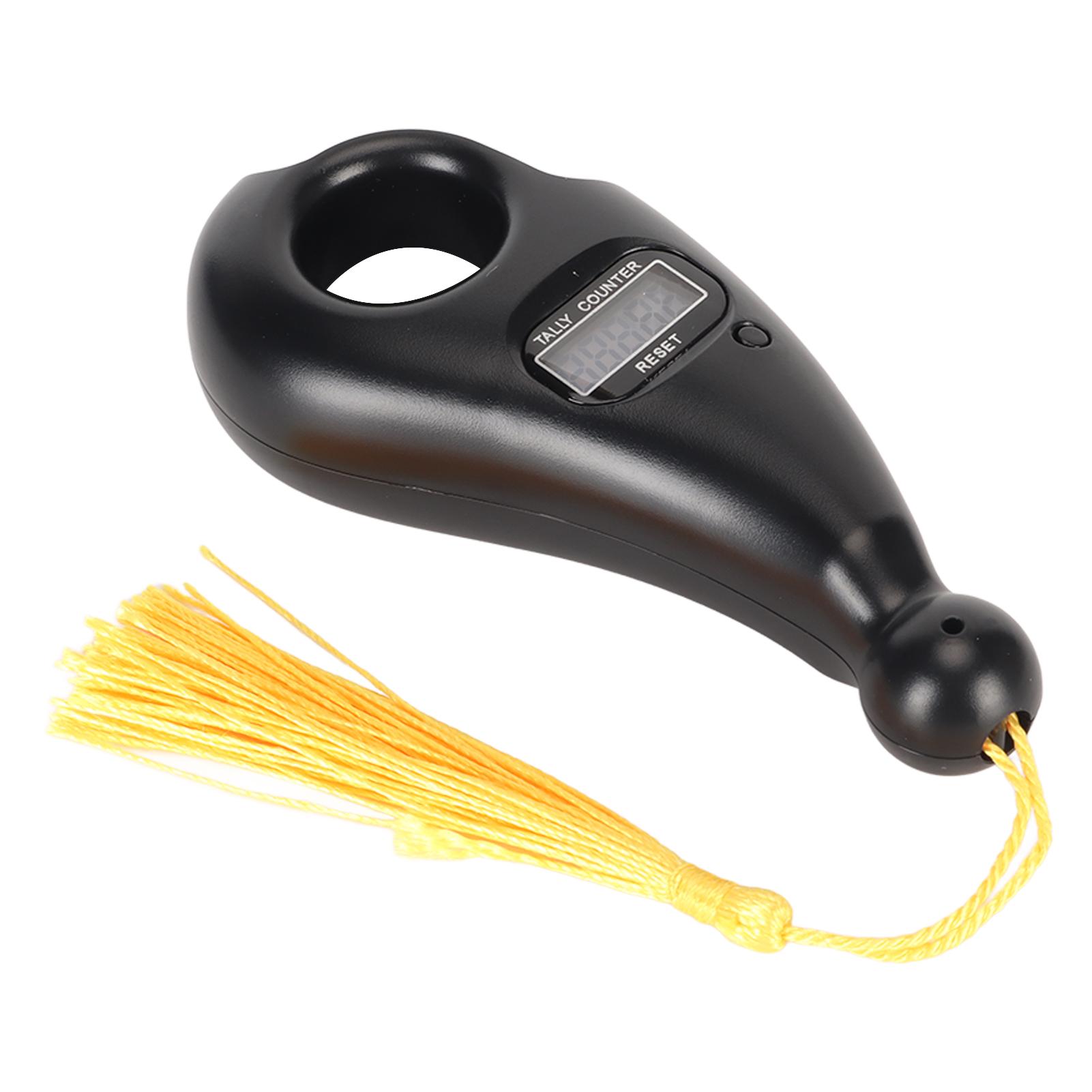 

Цифровой счетчик бусин с ЖК-экраном, низким уровнем шума, портативный, с кисточкой, для медитации и расслабления