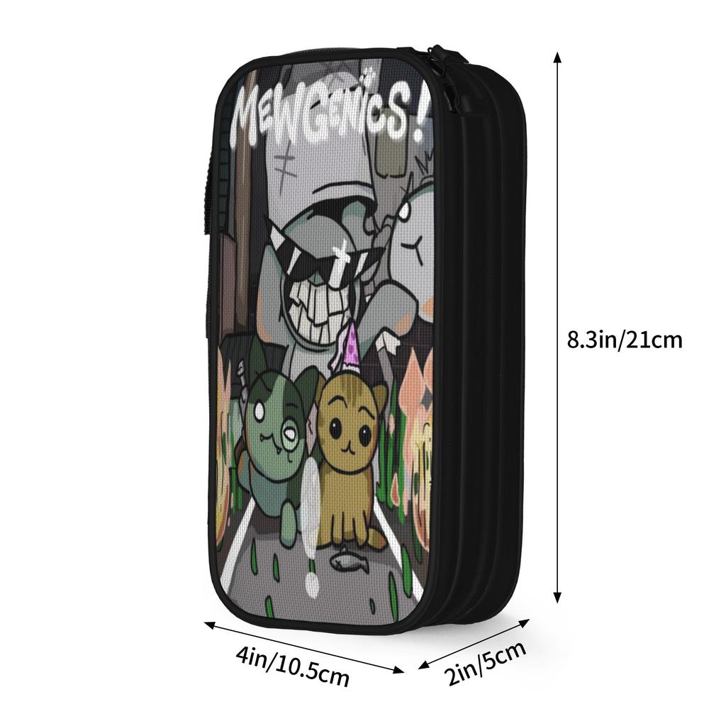 Mewgenics Merch Pencil Case Large Capacity Office Accessories Pen Case Perfect Gifts