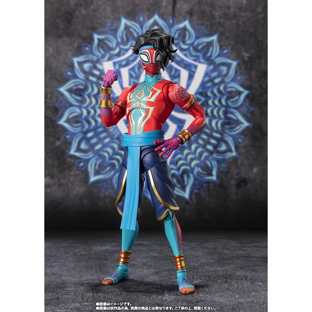 TAMASHII NATIONS Spider-Man Across the Spider-Verse Spider-Man India S.H.Figuarts Action Figure 15 cm