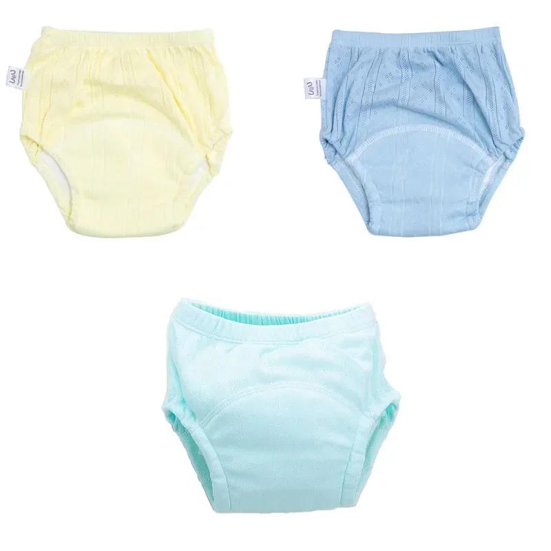 3 PEZZI/LOTE Colori Caramella Pantaloncini da Allenamento per Neonato Shorts Estivi per Bambino Pannolini di Stoffa Lavabili per Maschio e Femmina Pannolini Riutilizzabili Mutandine per Lattante