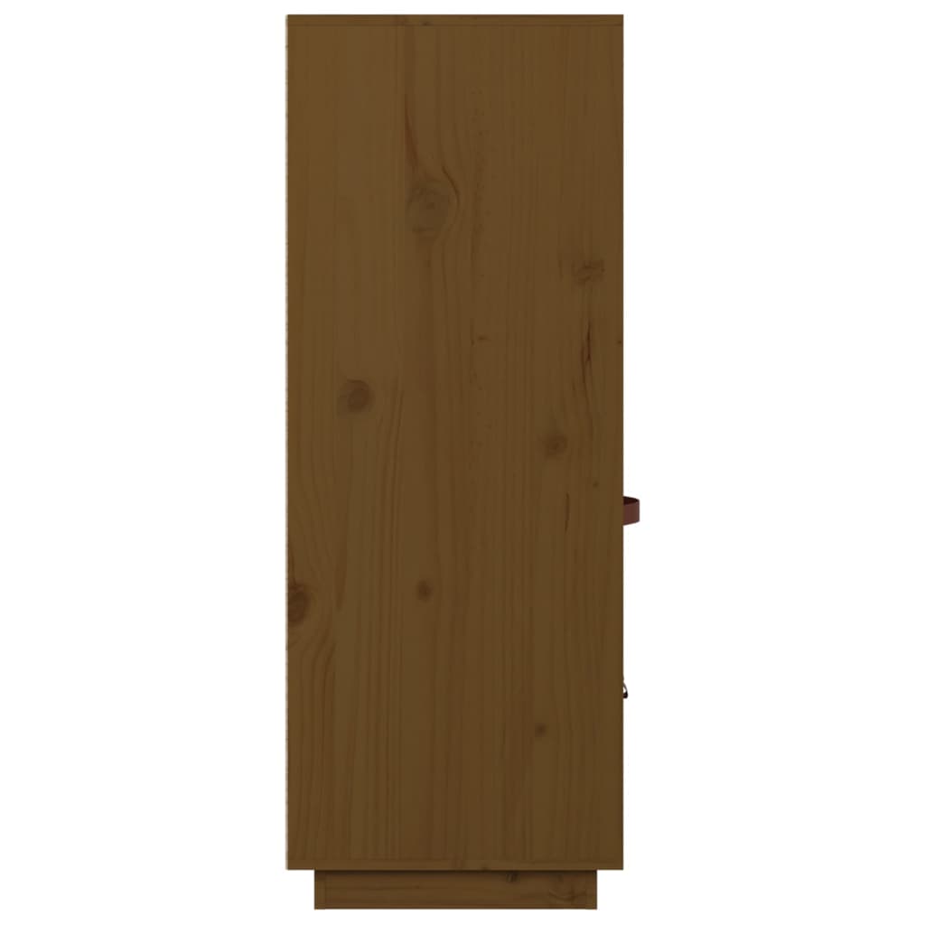 Vidaxl Sideboard, Honey Brown, 67X40X108.5 Cm, Solid Pine Wood