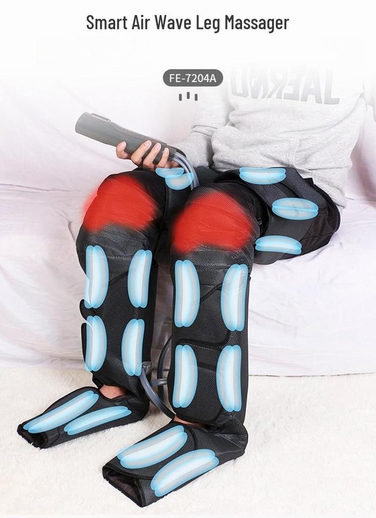 Cross-Border Air Wave Leg Massager with Vibration & Heating