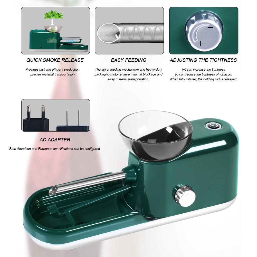 Spoon-type Electric Cigarette-Roller Machines Electric Automatic Cigarette-Injector Maker For Travel