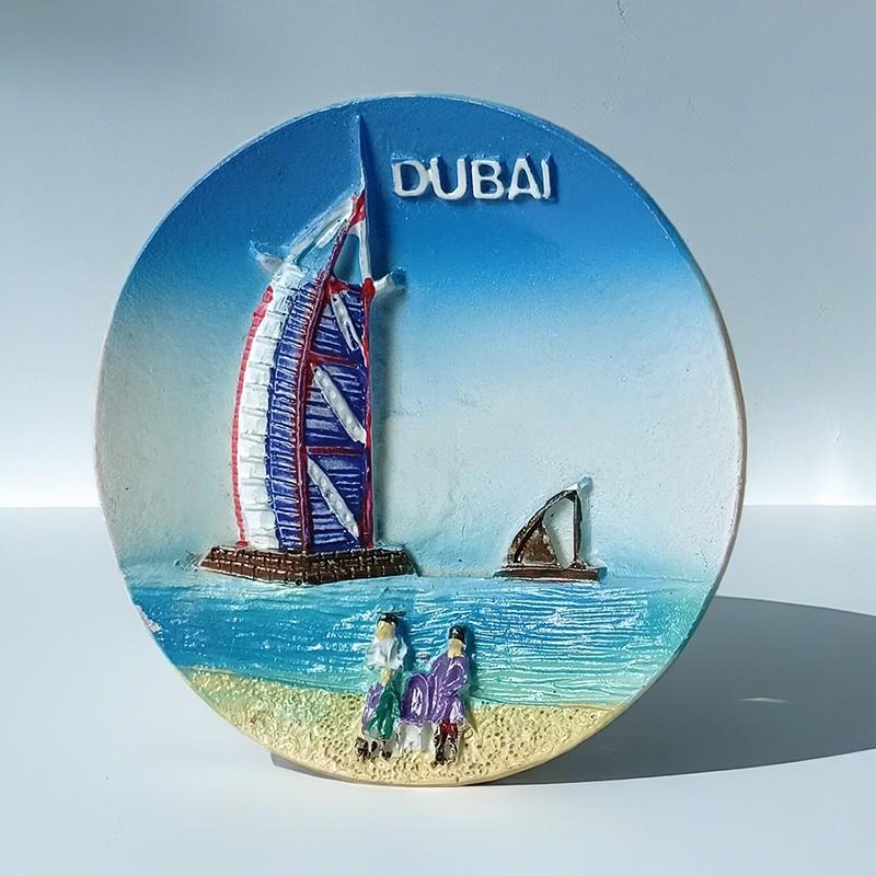 

Азия Дубай магниты на холодильник 3D наклейки на холодильник туристические сувениры магнитные изделия из смолы и ручная работа 3D креативные коллекционные предметы