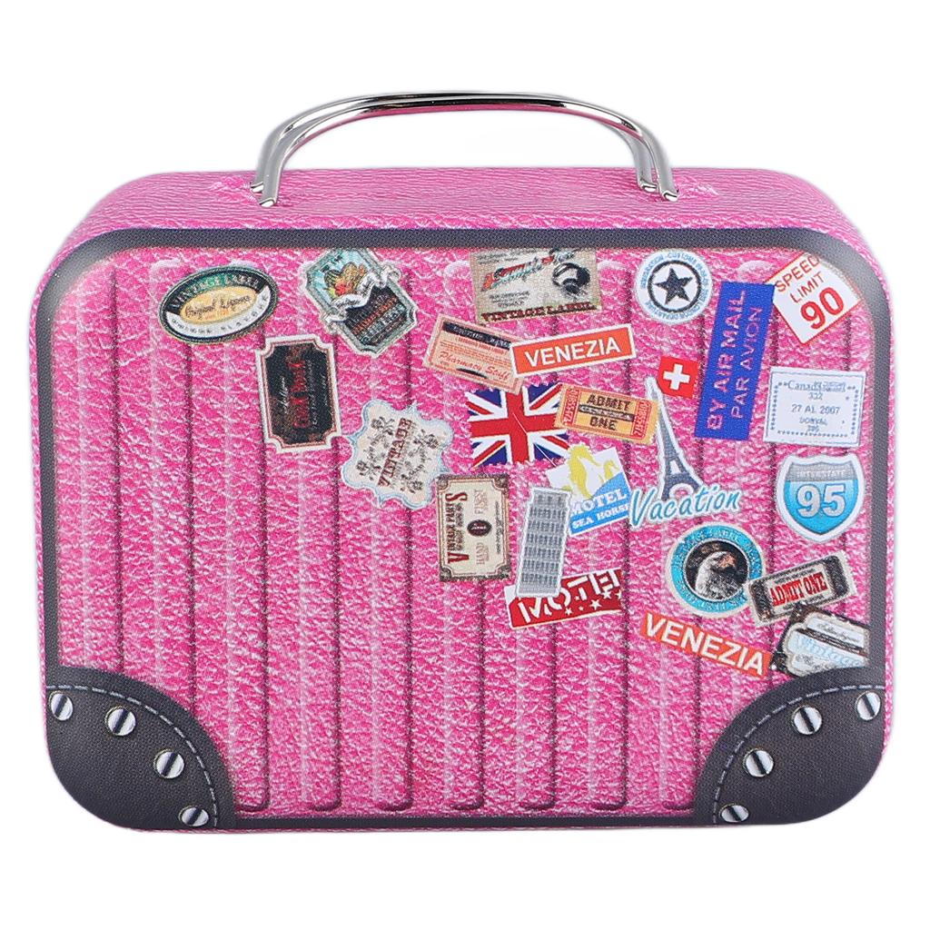 Suitcase Music Box Lovely Luggage Music Box Metal Music Box for Birthday Valentine s Day Christmas