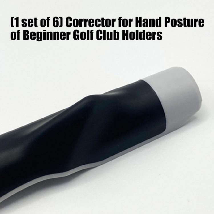 6Pcs Golfs Grip Training Golfs Training Aids Postures Correction Training Tool Golfs Club Hand Grips Postures Corrector