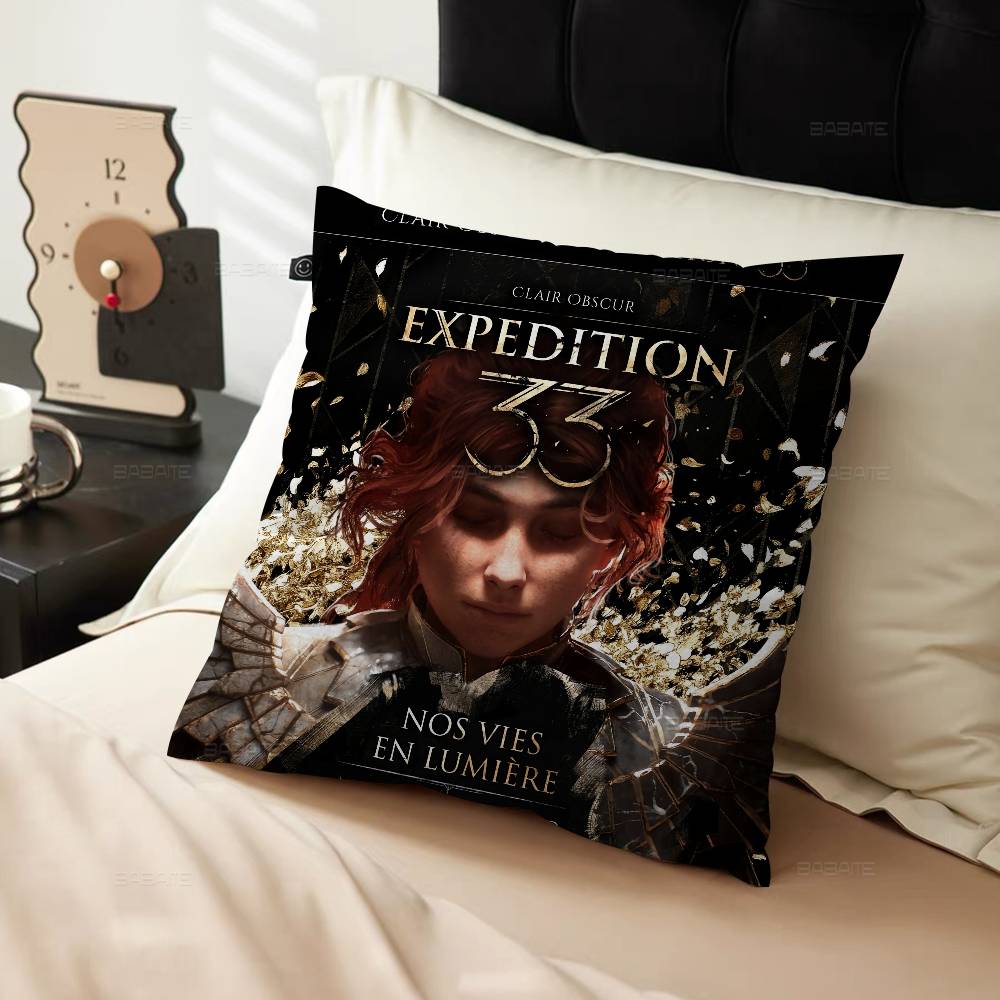C-Clair-Obscur Expedition-33 Game Office Cushion Pillowcase Car Cushion Cover45X45CM Lumbar Pillowcase Sofa Pillowcover