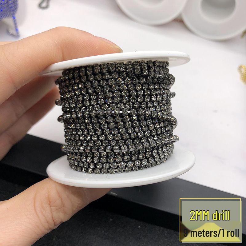 New Electrophoretic Color Rhinestone Claw Chain for DIY Projects