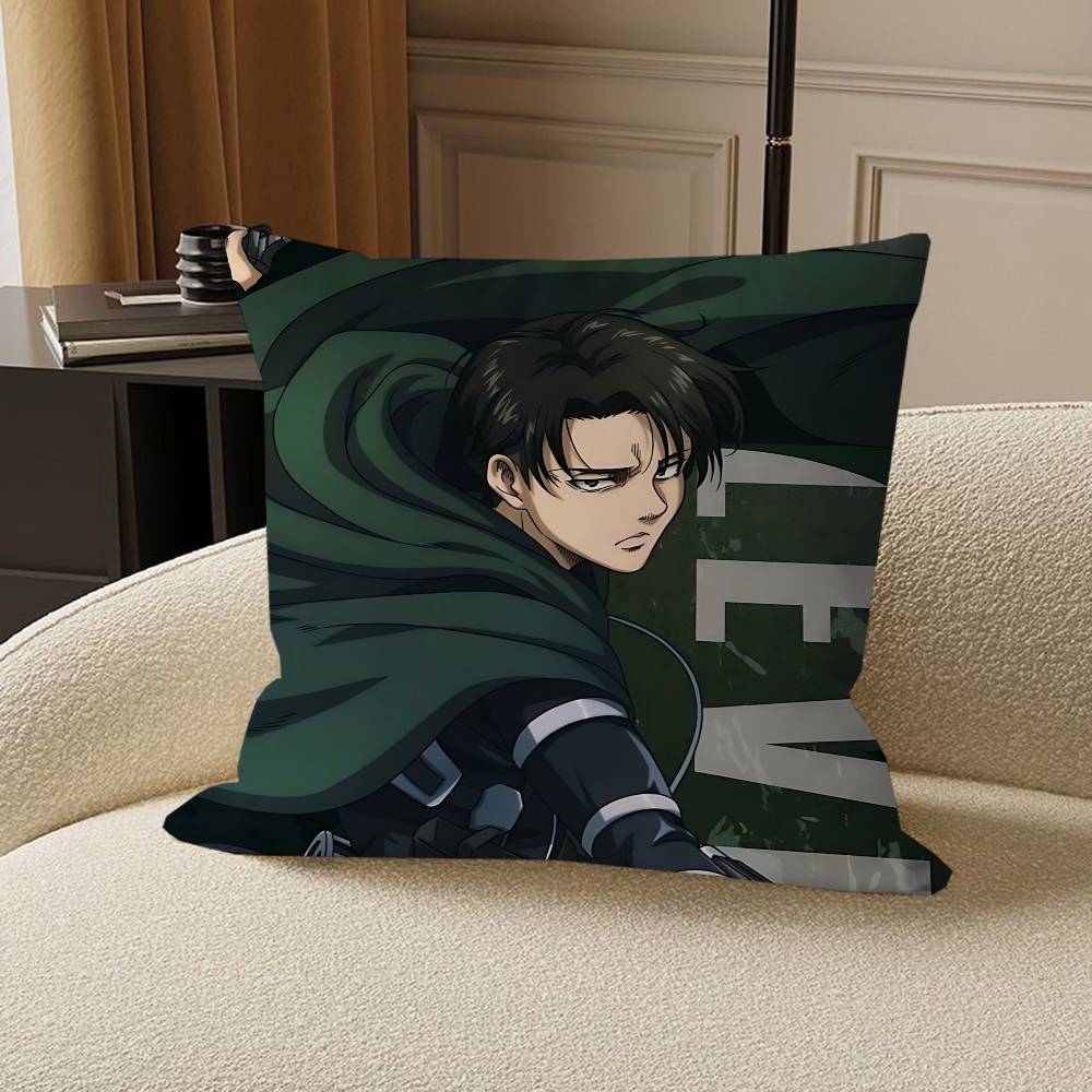 Levi Ackerman Kissenbezug für Schlafzimmer und Wohnzimmer Sofa Dekokissenbezug