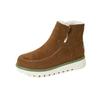 Autumn and winter new fashion velvet thickened European beautiful women's snow boots medium boots