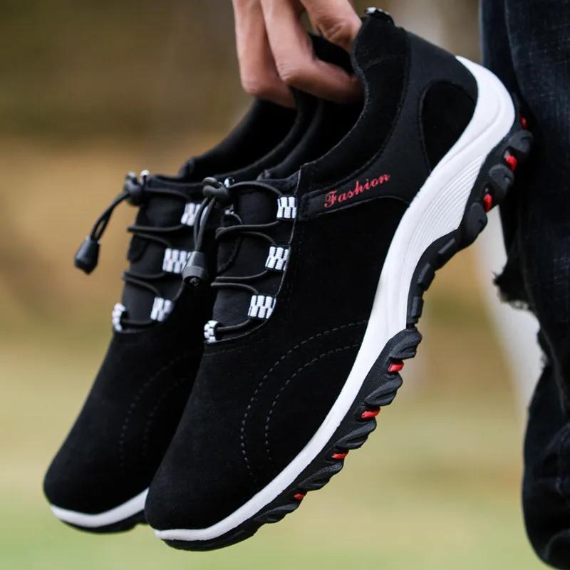 Модные мужские лоферы слипоны из замши — фото 3