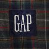 GAP 90s Old Check Pattern Short sleeve Button down shirt L Gray Men's Used