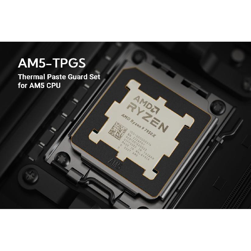 ID-COOLING AM5-TPGS Набор защитных колпачков для термопасты для процессоров AM5, термопаста в комплекте.