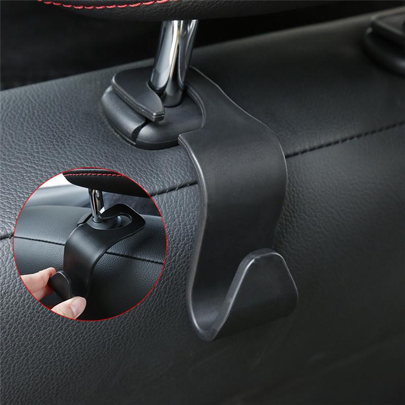 Universal Car Seat Back Hanger Car Seat Headrest Hook Storage Hanger Vehicle Back Seat Hidden Hook Auto Interior Car Accessories