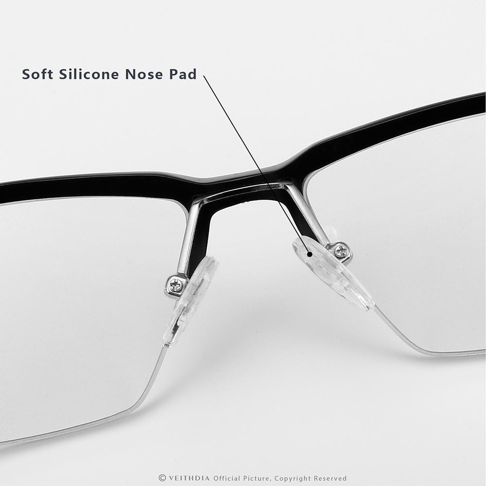 VEITHDIA Anti Blue Light Glasses Optical Aluminum Magnesium Frame TR90 Arm Eyeglasses Men Myopia Computer Eyewear For Male V8727