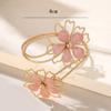 Bohemian Upper Arm Bracelet Flower Geometric Bangle Fashion Hollow Metal Bracelet