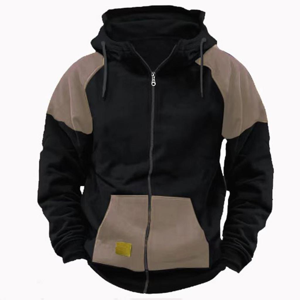Mens Long Sleeve Hoodie Fashion Casual 3D Printed Hooded Pullover Sweatshirts