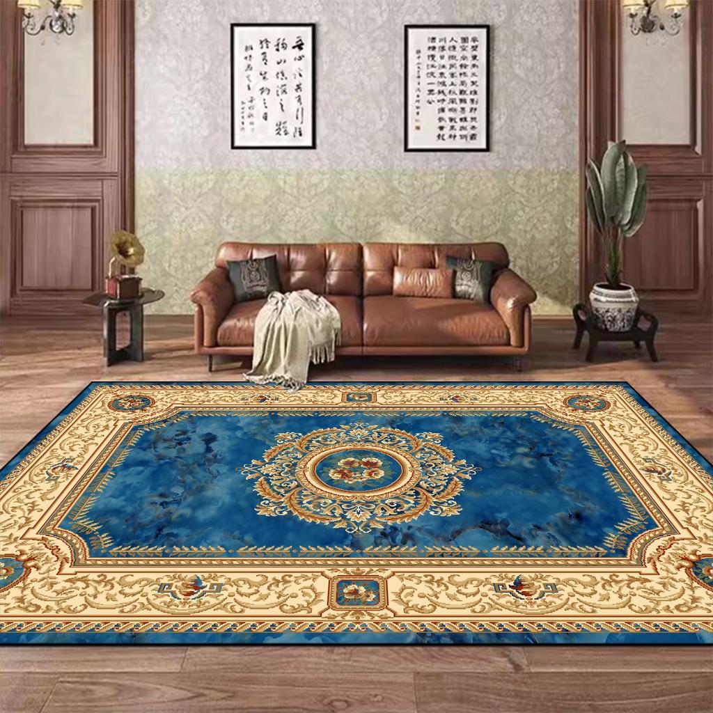 Modern Light Luxury Carpets for Living Room Persia Decoration Large Carpets Comfortable Soft Bedroom Rug Non-slip Washable Mat