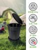 SAYA KIJI Portable Folding Toilet by Disaster Preparedness Emergency Portable Toilet for Adults and Ideal for Outdoor Car and Includes Storage Bag and